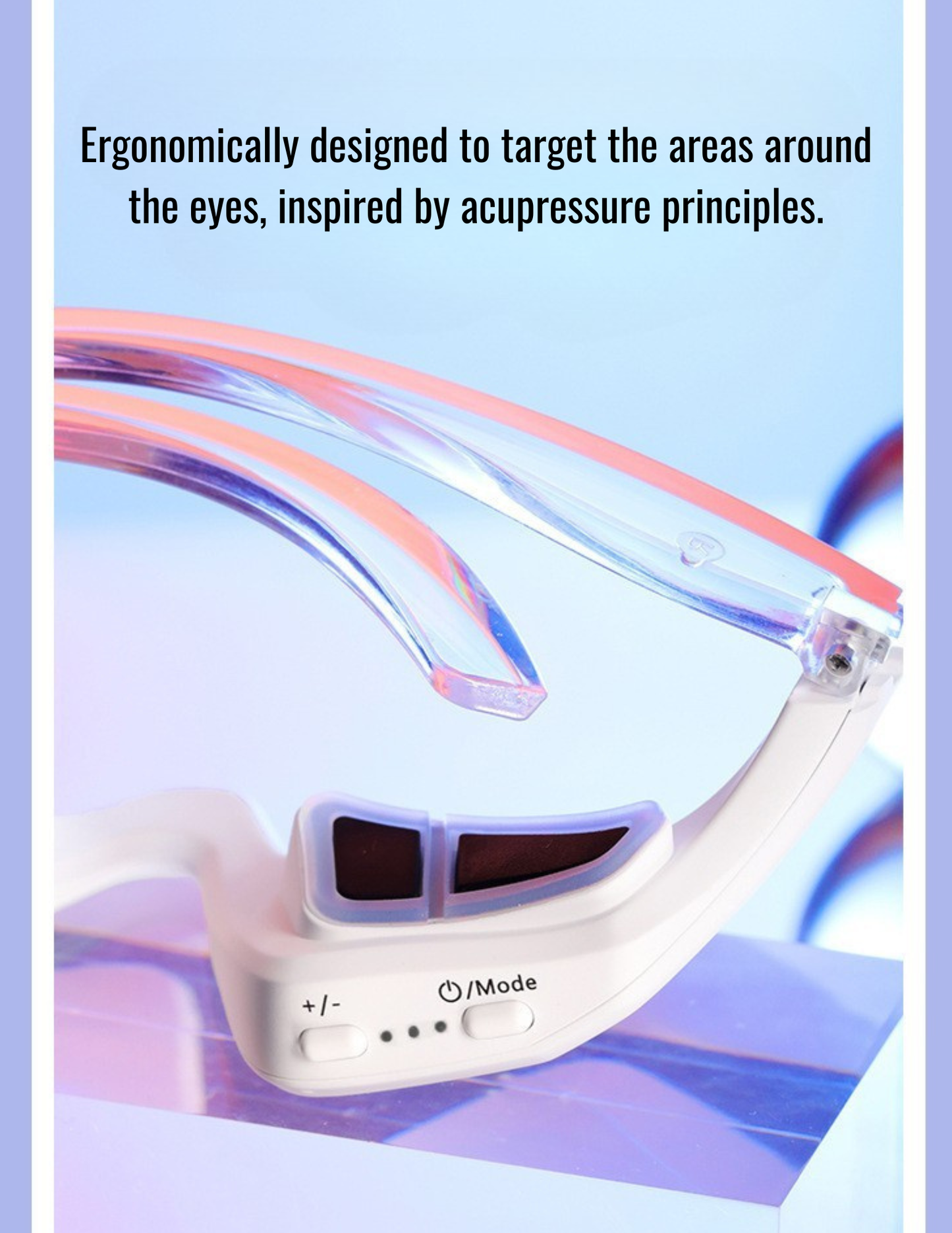 Avenelle Luxe Revitéa EMS Eye Massager – Red Light & Gentle Microcurrent Skincare Device - Avenelle Luxe