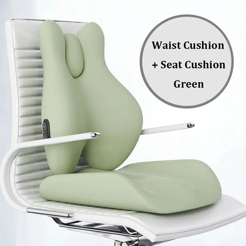 Avenelle Luxe ThermaLoom Heated Lumbar Support Cushion – Ergonomic Backrest with Memory Foam Comfort - Avenelle Luxe