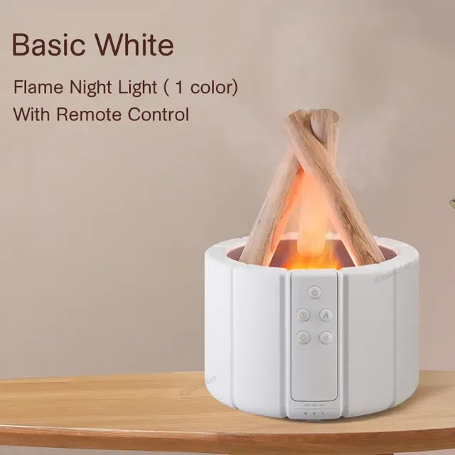 Avenelle Luxe EmberMist Simulated Flame Aroma Diffuser – Ultrasonic Essential Oil & LED Mist Lamp - Avenelle Luxe