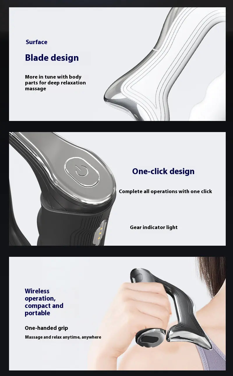 Avenelle Luxe FasciaSculpt Massage Tool – Microcurrent Muscle Relaxation Device - Avenelle Luxe