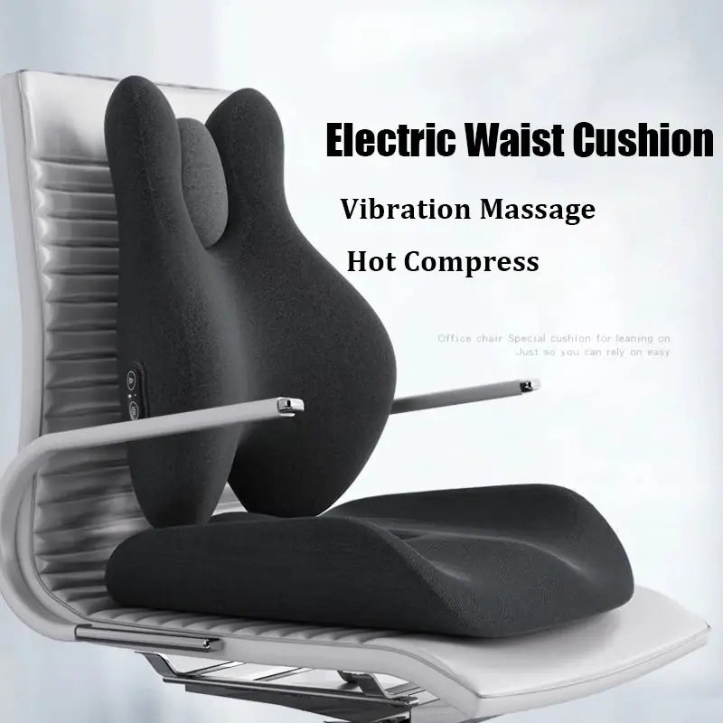 Avenelle Luxe ThermaLoom Heated Lumbar Support Cushion – Ergonomic Backrest with Memory Foam Comfort - Avenelle Luxe