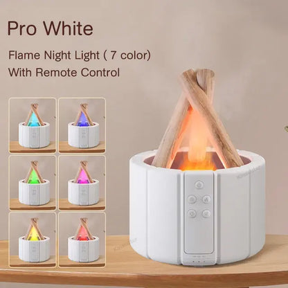 Avenelle Luxe EmberMist Simulated Flame Aroma Diffuser – Ultrasonic Essential Oil & LED Mist Lamp - Avenelle Luxe