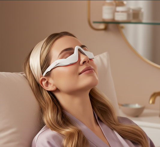 Avenelle Luxe Revitéa™ EMS Eye Massager – Red Light & Gentle Microcurrent Skincare Device