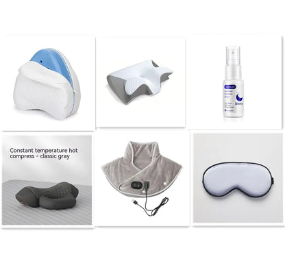 Avenelle Luxe NeckHaven Heated Memory Foam Relief Set - Avenelle Luxe