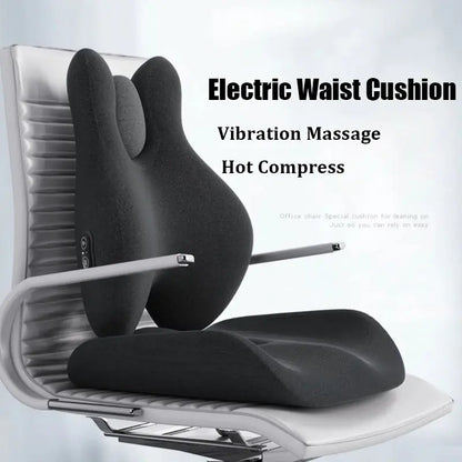 Avenelle Luxe ThermaLoom Heated Lumbar Support Cushion – Ergonomic Backrest with Memory Foam Comfort - Avenelle Luxe